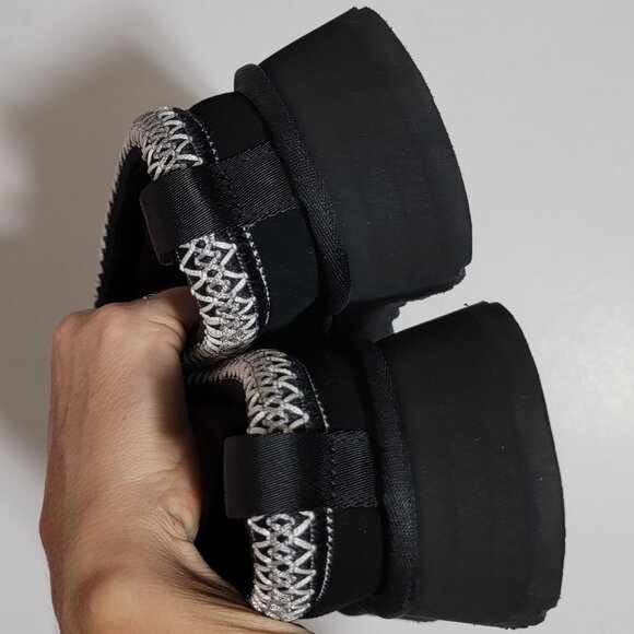 NEW UGG Tasman II Suede Wool Slipper Shoe Black Womens 11 Cozy - Picture 4 of 9